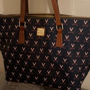 Virginia cavaliers Dooney and Bourke tote purse